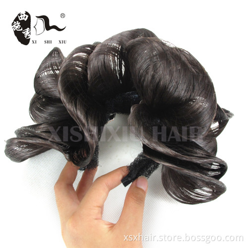 Fashion style fake chignon hair pieces bun